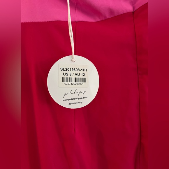 PETAL + PUP NWT Xiomar Pink Dress, Size 8 - Picture 9 of 12